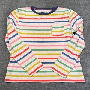 Mini Boden Kids Striped Long Sleeve Shirt - Multicolor 8-9Y EUC